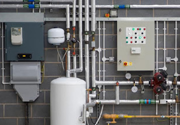 commercial plumbing job